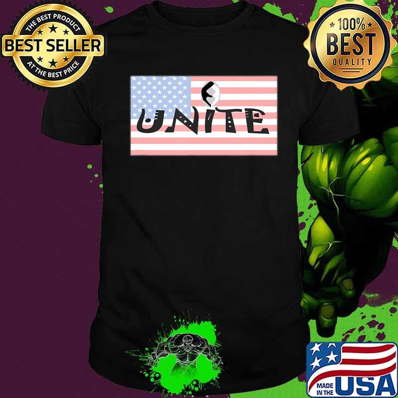 American flag unite biden trump campaign election shirt