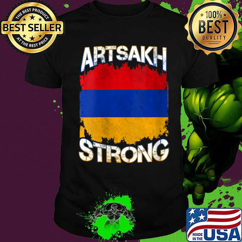 Artsakh Strong Defend Artsakh Armenia Flag Protest Fist Shirt