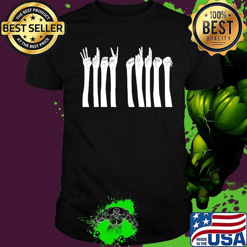 ASL Sign Language Hands Anti Trump Shirt