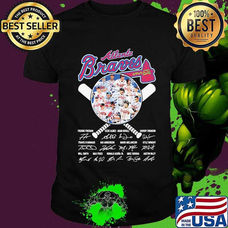 Atlanta braves national league champions 2020 signatures shirt
