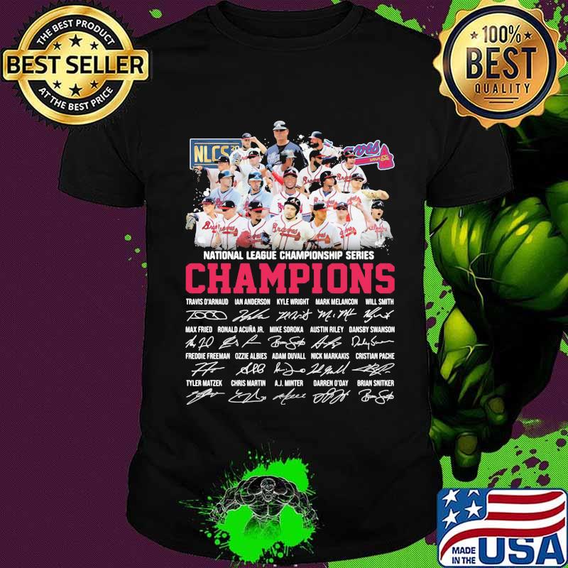 Atlanta braves national league championship series champions 2020 signatures shirt