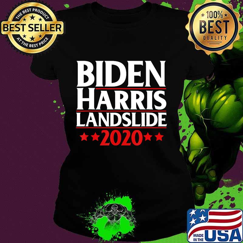 Biden harris landslide 2020 stars s Ladies tee Biden harris landslide 2020 stars s Ladies tee