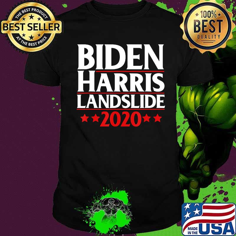 Biden harris landslide 2020 stars shirt