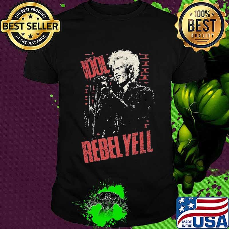 Billy idol rebel yell vintage shirt