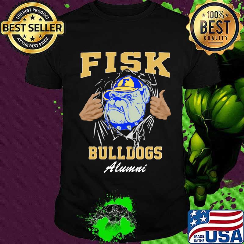 Blood inside fisk bulldogs alumni shirt