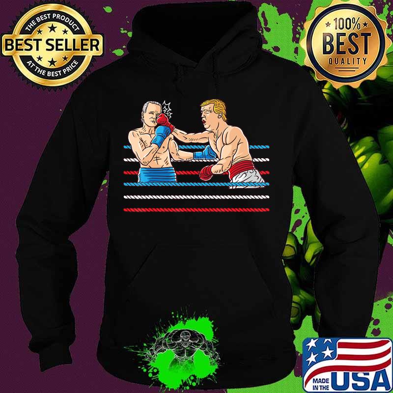 Boxer Donald Trump Boxing Biden Winning President Election T-Shirt Hoodie Boxer Donald Trump Boxing Biden Winning President Election T-Shirt Hoodie