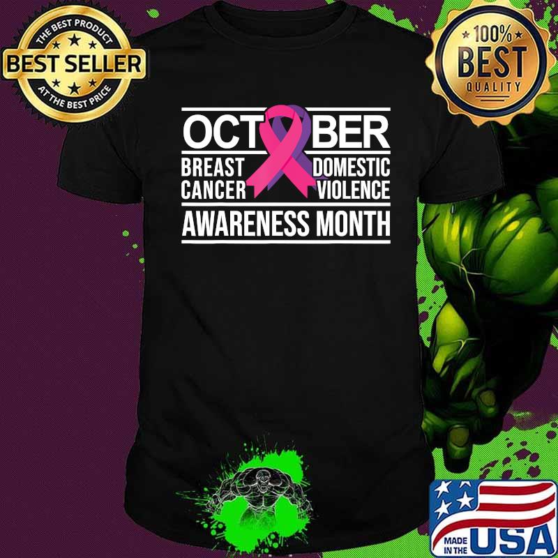 Breast Cancer and Domestic Violence Awareness T-Shirt