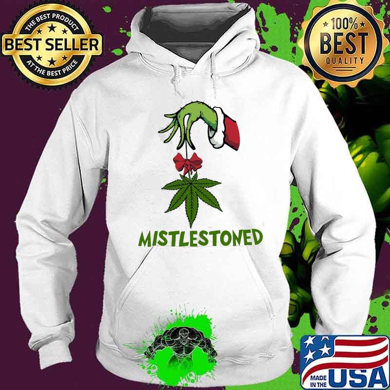 Cannabis mistlestoned santa witch xmas s Hoodie Cannabis mistlestoned santa witch xmas s Hoodie