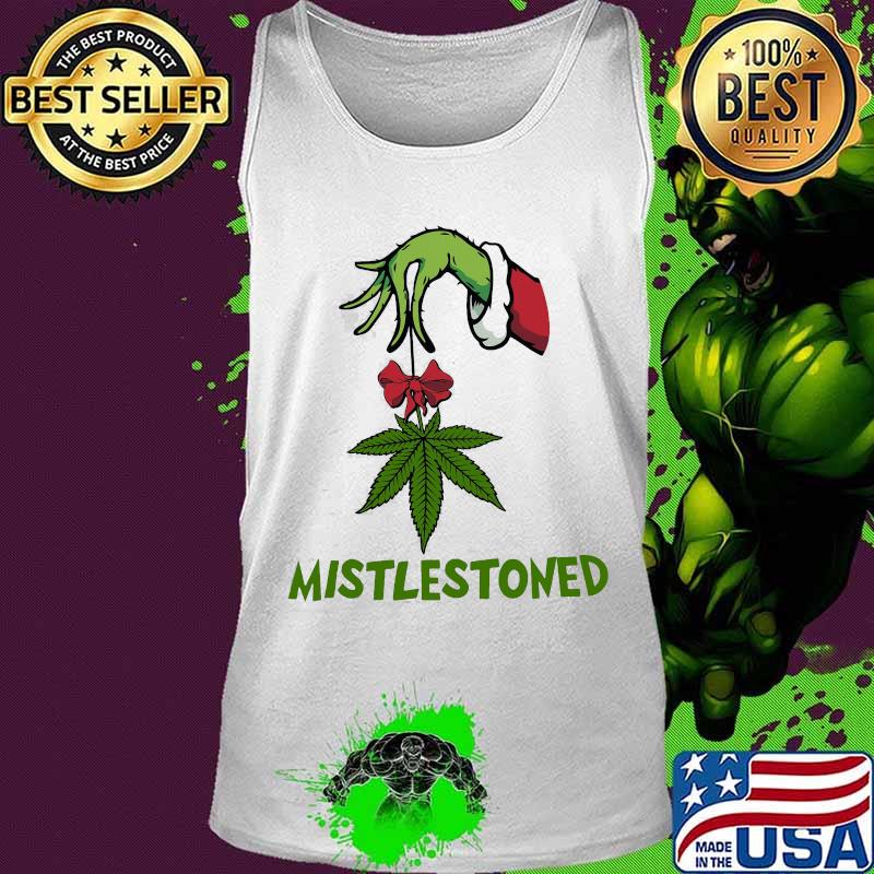 Cannabis mistlestoned santa witch xmas s Tank top Cannabis mistlestoned santa witch xmas s Tank top