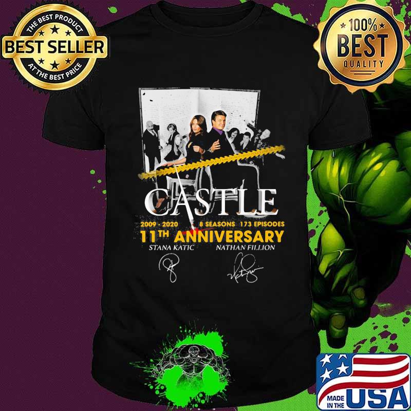 Castle 2009 2020 8 seasons 173 episodes 11th anniversary signature shirt