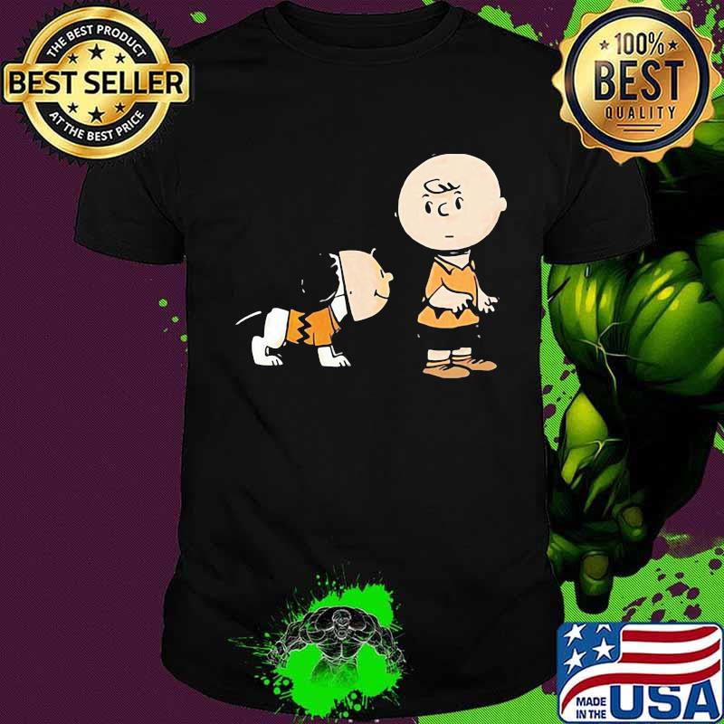Charlie brown and snoopy dog shirt