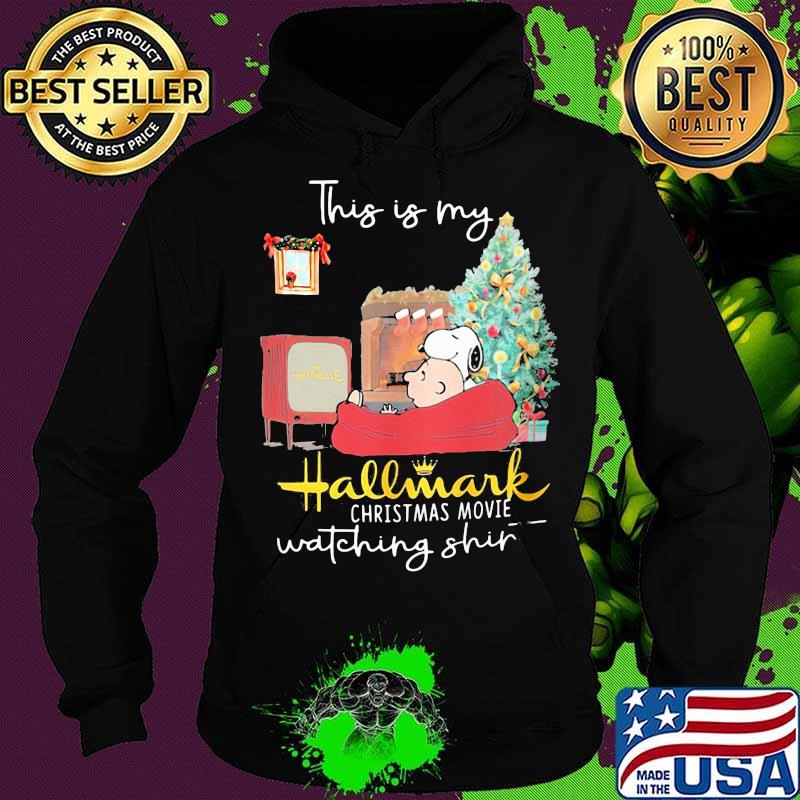 Charlie brown and snoopy this is my hallmark christmas movies watching s Hoodie Charlie brown and snoopy this is my hallmark christmas movies watching s Hoodie