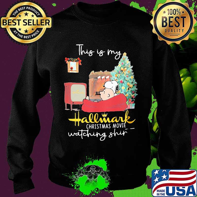 Charlie brown and snoopy this is my hallmark christmas movies watching s Sweater Charlie brown and snoopy this is my hallmark christmas movies watching s Sweater