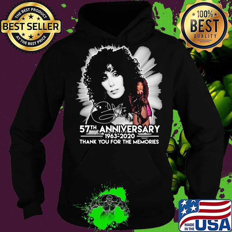 Cher 1980 57th anniversary 1963-2020 thank you for the memories signature s Hoodie Cher 1980 57th anniversary 1963-2020 thank you for the memories signature s Hoodie