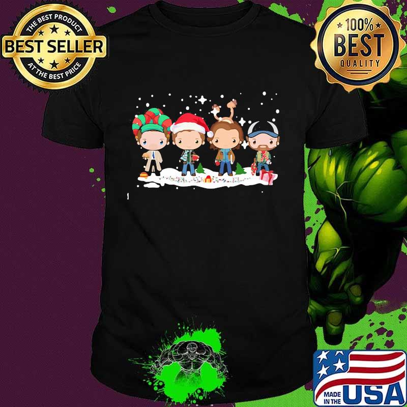 Chibi hat santa clause xmas shirt