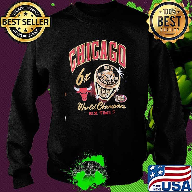 Chicago bulls 6x world champions six times s Sweater Chicago bulls 6x world champions six times s Sweater