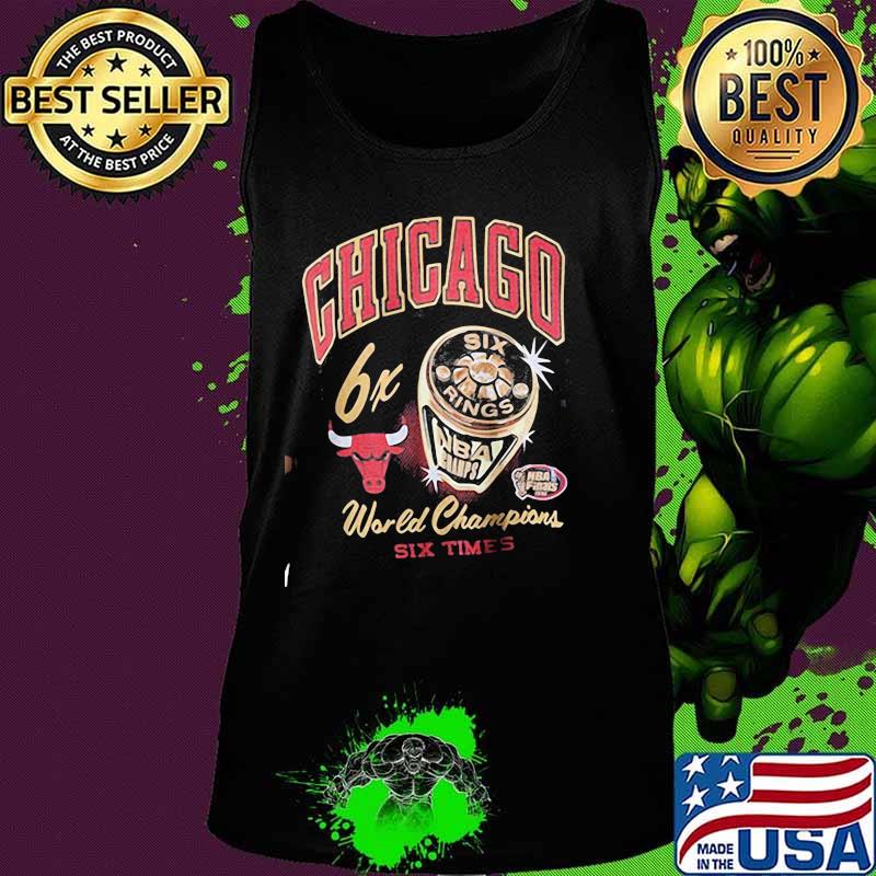 Chicago bulls 6x world champions six times s Tank top Chicago bulls 6x world champions six times s Tank top