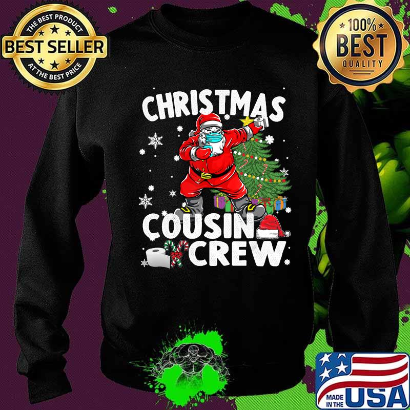 Christmas Cousin Crew Santa Wearing Mask Shirt Sweater Christmas Cousin Crew Santa Wearing Mask Shirt Sweater