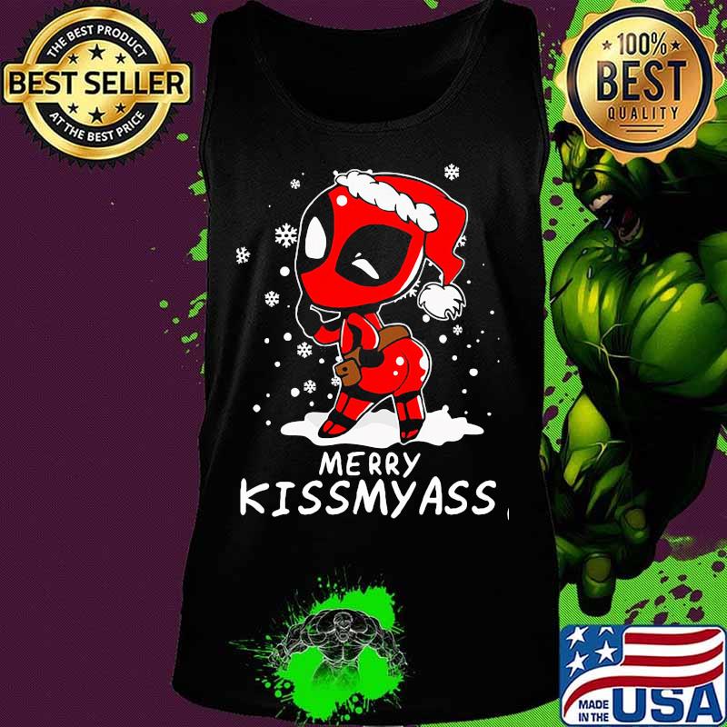 Christmas deadpool santa merry kissmyass s Tank top Christmas deadpool santa merry kissmyass s Tank top