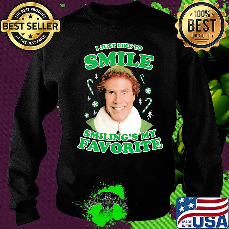 Christmas elf i just like to smile smiling's my favorite s Sweater Christmas elf i just like to smile smiling's my favorite s Sweater