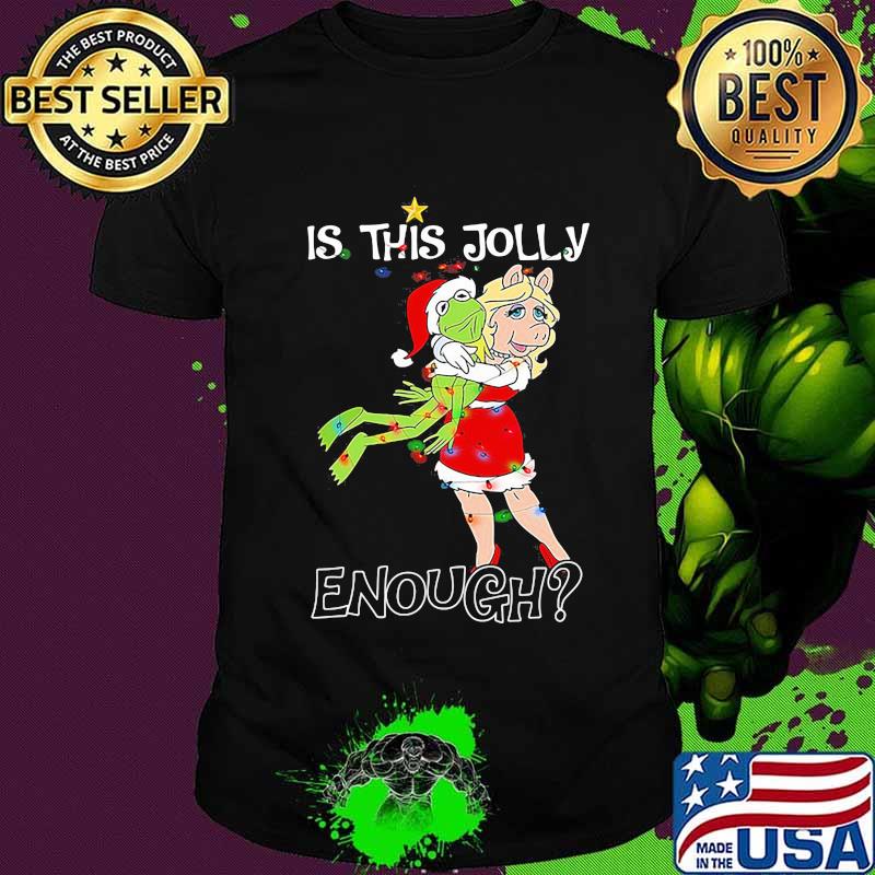 Christmas frog and pig is this jolly enough shirt