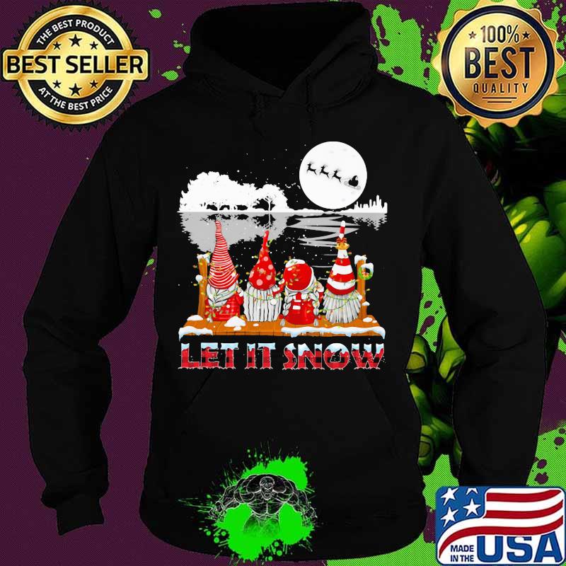 Christmas gnomes let it snow guitar river s Hoodie Christmas gnomes let it snow guitar river s Hoodie