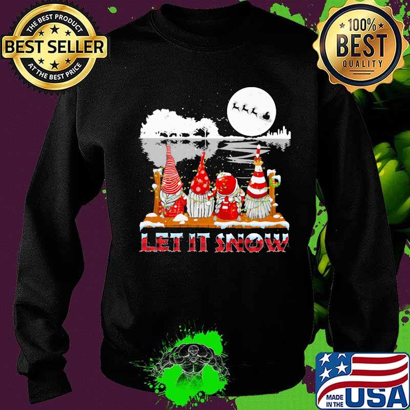 Christmas gnomes let it snow guitar river s Sweater Christmas gnomes let it snow guitar river s Sweater