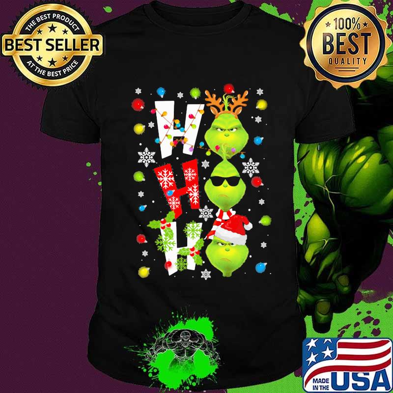 Christmas grinch ho ho ho shirt