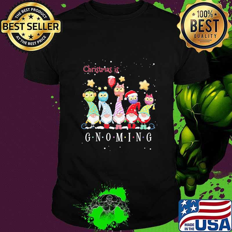 Christmas is gnoming stars shirt