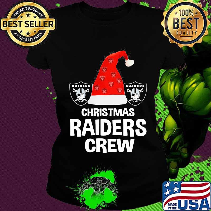 Christmas las vegas raiders crew s Ladies tee Christmas las vegas raiders crew s Ladies tee