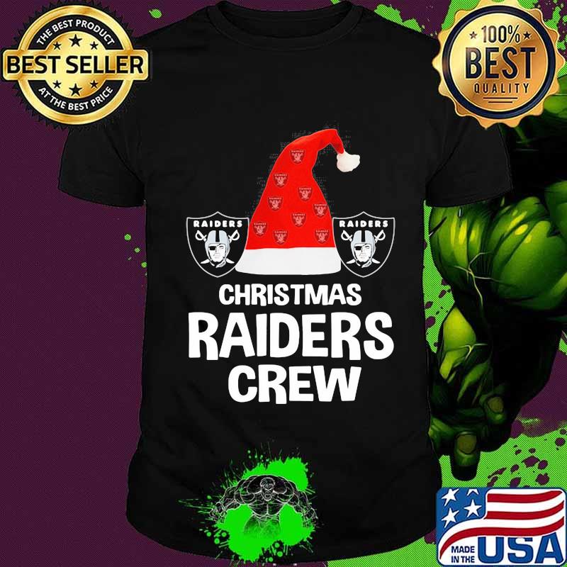 Christmas las vegas raiders crew shirt