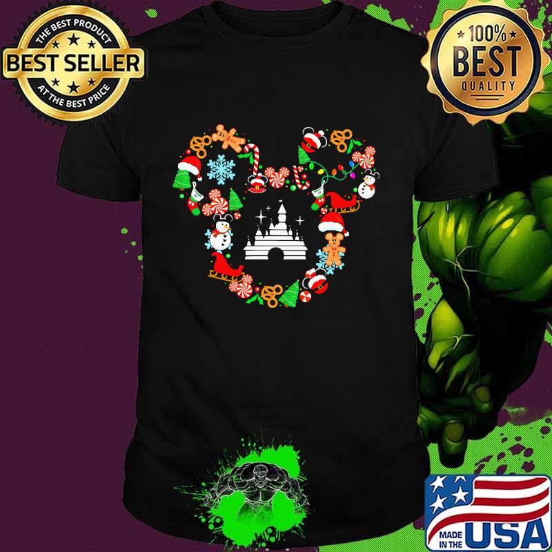 Disney mickey mouse happy christmas shirt