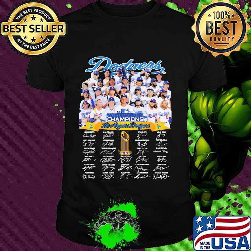 Dodgers world series champions los angeles signature shirt