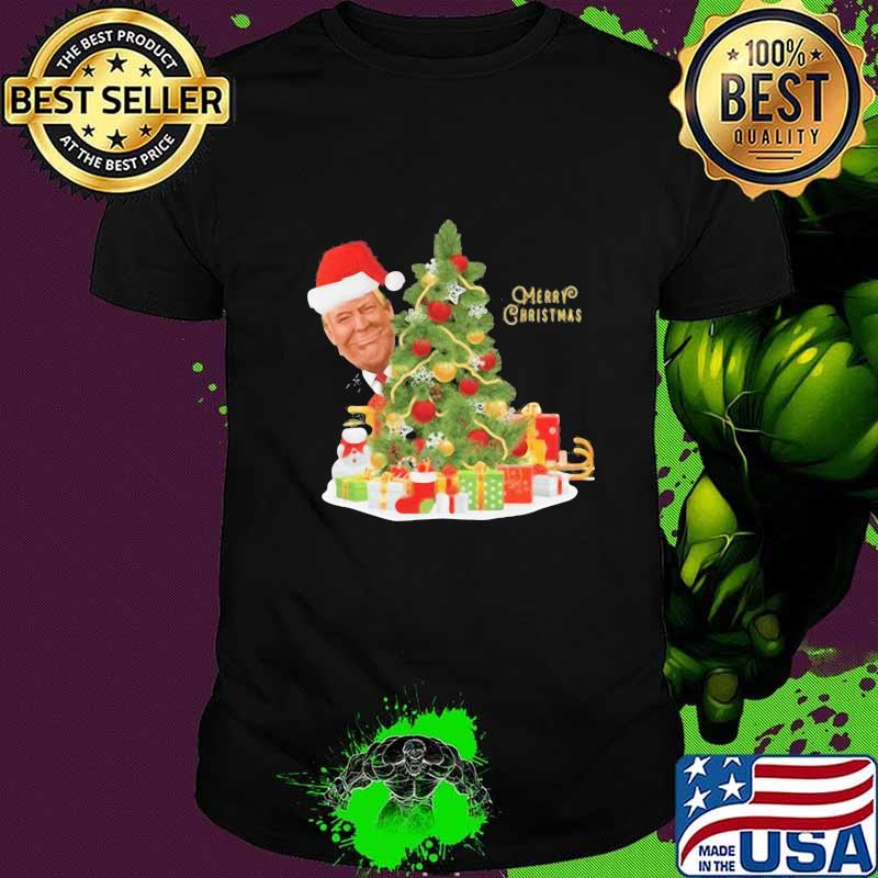 Donald Trump Merry Christmas Tree shirt
