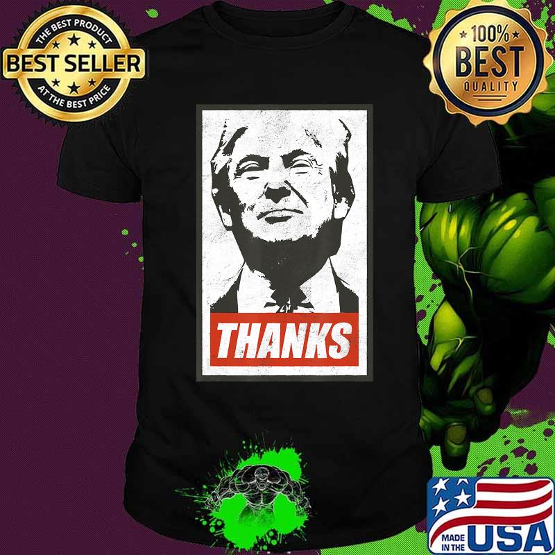 Donald trump thanks vote president america usa politics  shirt