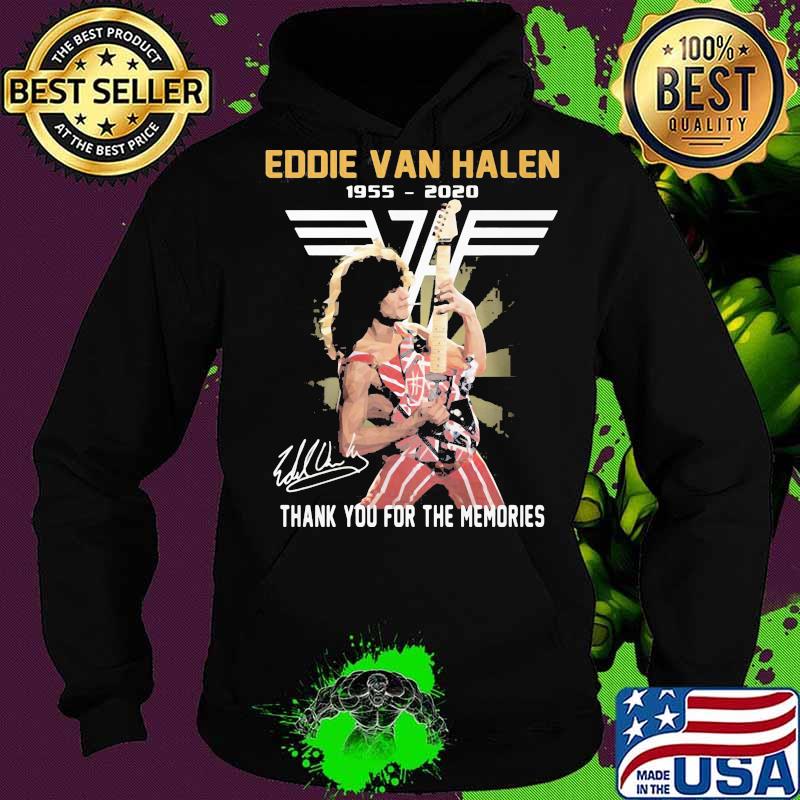 Eddie van halen 1955 2020 thank for the memories signature vinntage s Hoodie Eddie van halen 1955 2020 thank for the memories signature vinntage s Hoodie