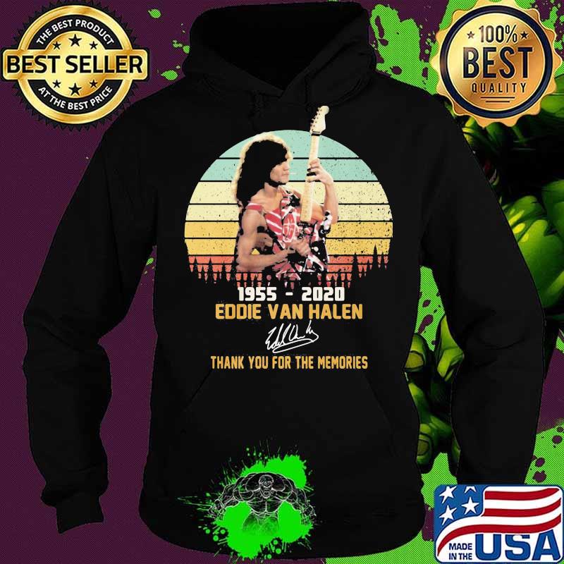 Eddie van halen 1955 2020 thank for the memories signature vintage retro s Hoodie Eddie van halen 1955 2020 thank for the memories signature vintage retro s Hoodie
