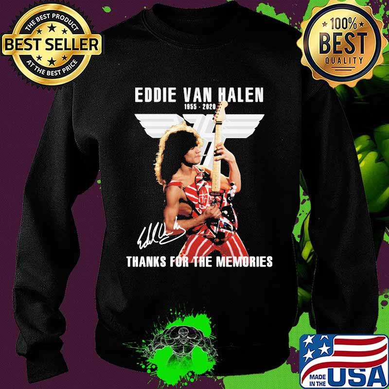 Eddie van halen 1955 2020 thank for the memories signature vintage retro s Sweater Eddie van halen 1955 2020 thank for the memories signature vintage retro s Sweater
