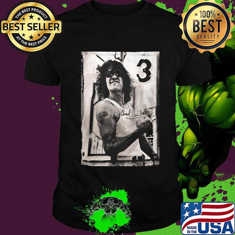 Eddie van halen 3 vintage signature shirt