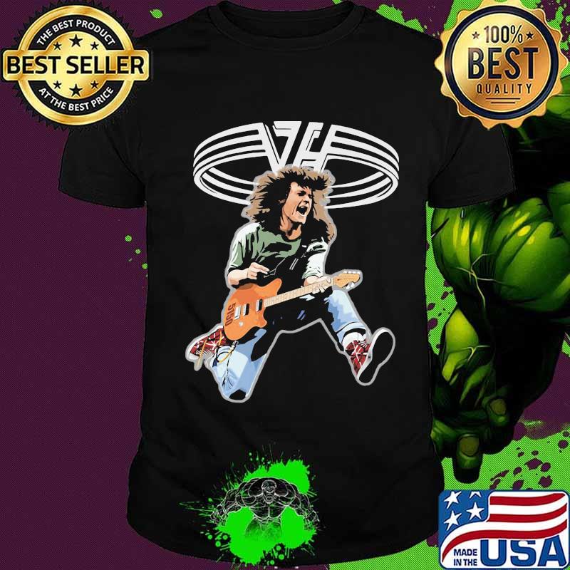 Eddie van halen guitar shirt