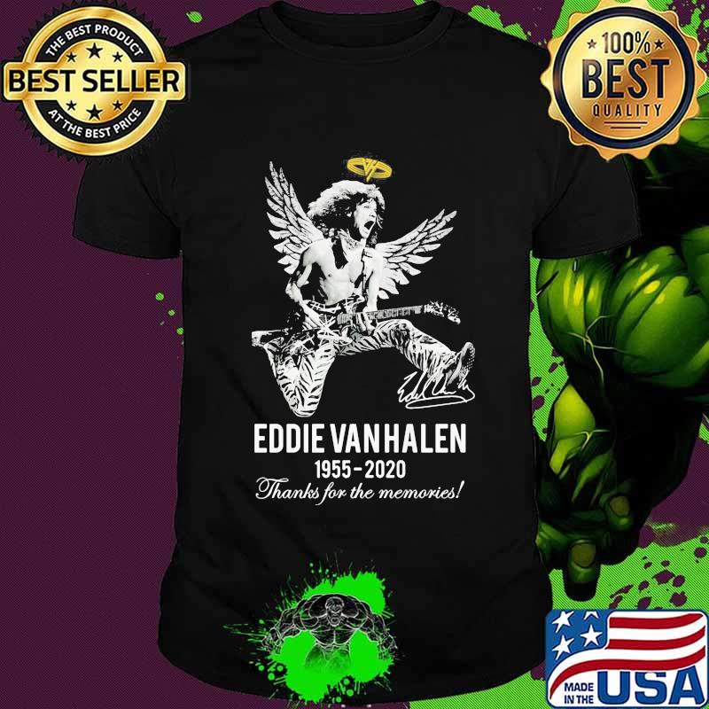 Eddie van halen king 1955 2020 thank for the memories signature shirt