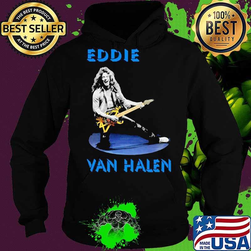 Eddie van halen playing guitar vintage s Hoodie Eddie van halen playing guitar vintage s Hoodie