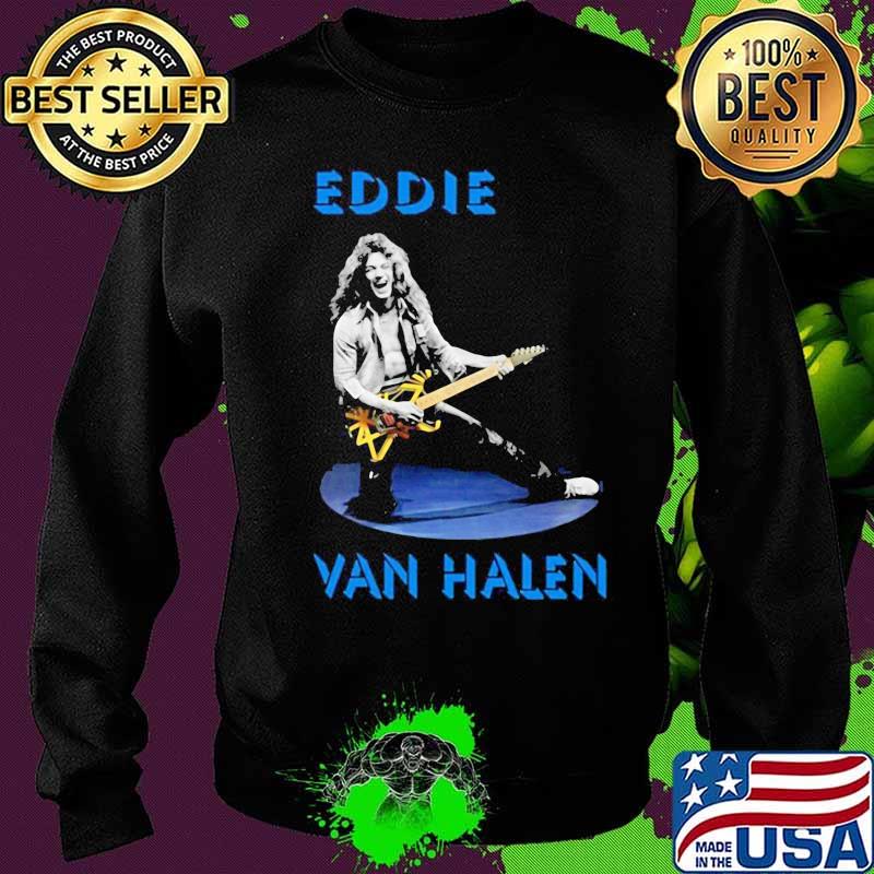 Eddie van halen playing guitar vintage s Sweater Eddie van halen playing guitar vintage s Sweater
