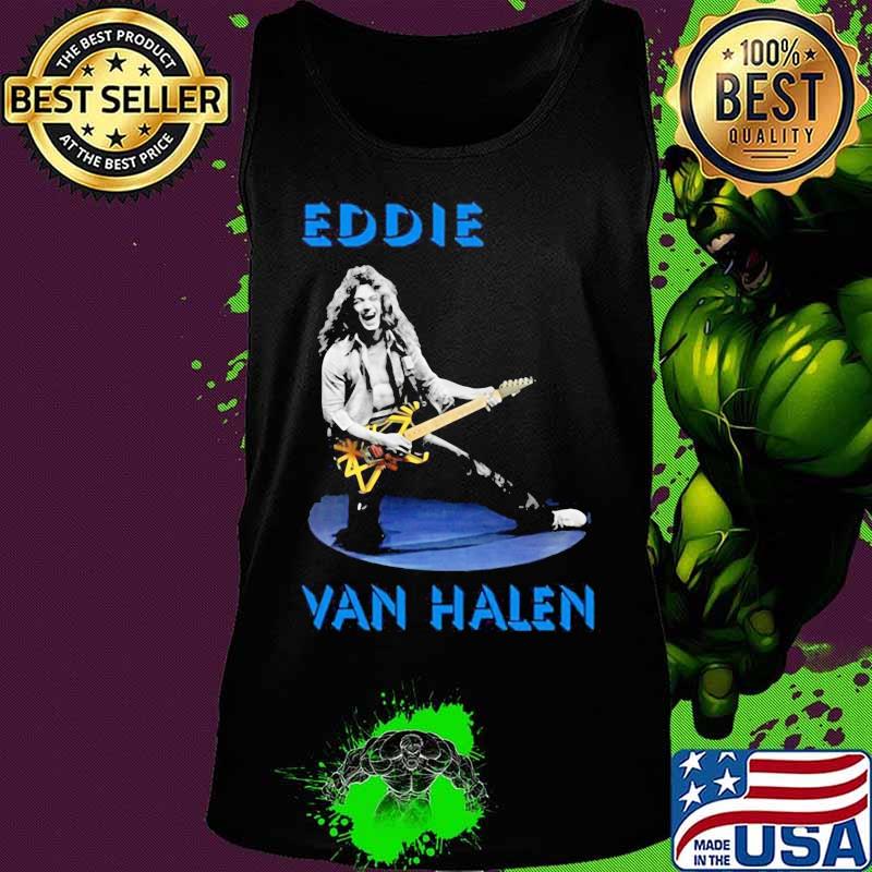 Eddie van halen playing guitar vintage s Tank top Eddie van halen playing guitar vintage s Tank top