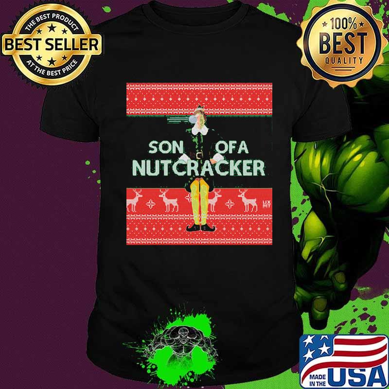 Elf son of a nutcracker ugly christmas shirt