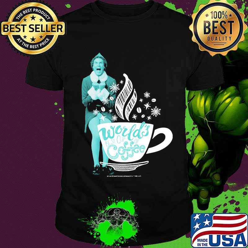 Elf world's best coffee christmas shirt