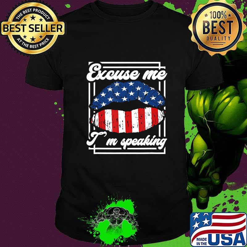 Excuse Me I'm Speaking Funny Kamala Harris Joe Biden Trump T-Shirt