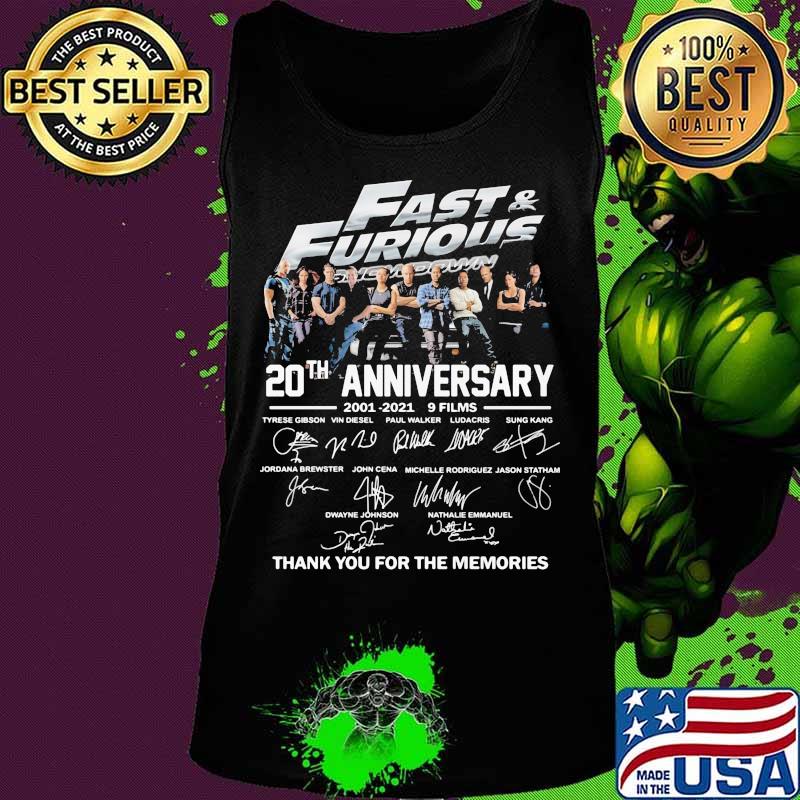 Fast and furious 20th anniversary los angeles dodgers la world series signature s Tank top Fast and furious 20th anniversary los angeles dodgers la world series signature s Tank top