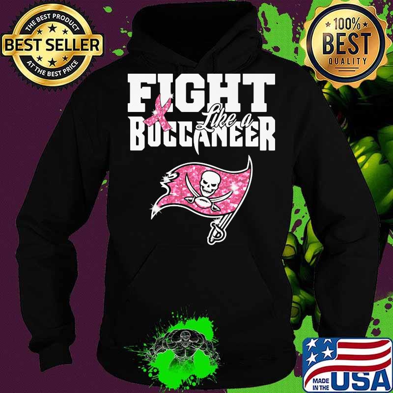 Fight like a buccaneer breast cancer awareness s Hoodie Fight like a buccaneer breast cancer awareness s Hoodie