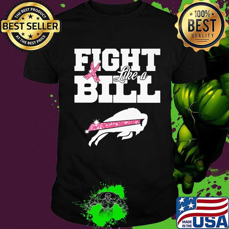 Fight like a buffalo bill breast cancer awareness shirt